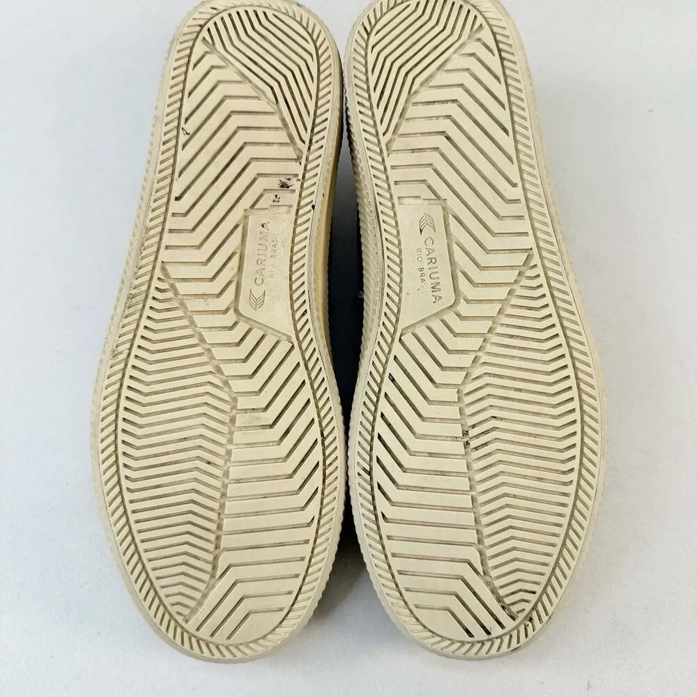 Cariuma Rio Brasil Low Canvas Grey Sneakers Shoes Womens Size 8 Men 6.5